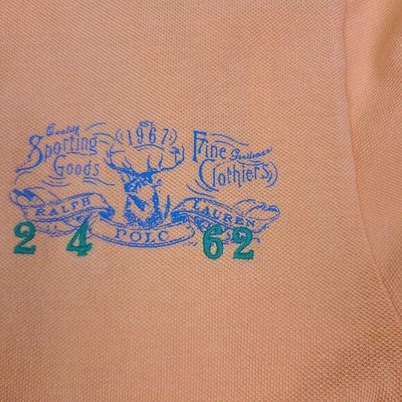 Ralph Lauren Polo Shirt Mens XL Oranger Quality‎ Goods   Classic Fit - Picture 2 of 8